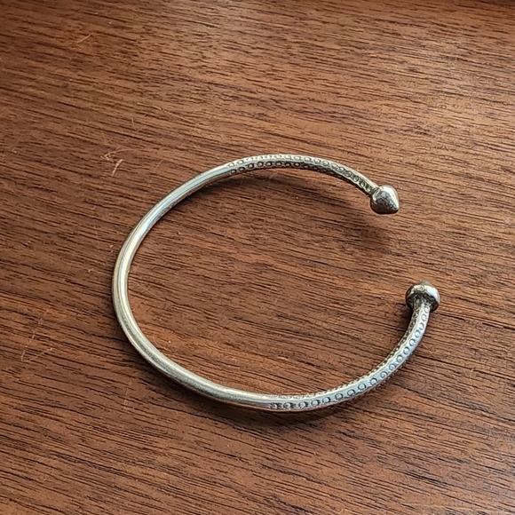 Sterling silver unisex bangle - Picture 8 of 8